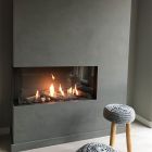 Haard / schouw betonlook verf Haard / schouw betonlook verf